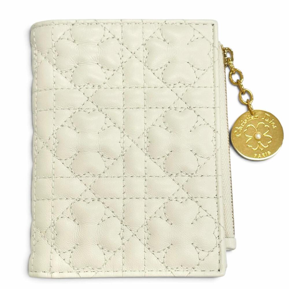 Christian Dior S6037ONTL Lady Dahlia Wallet Cannage All Star Leather Compact ...